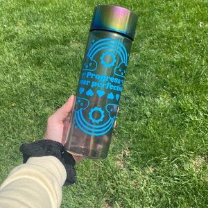 Progress over perfection holographic bottle 🌤️